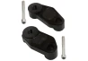 Installation set of crash protectors for the BMW S1000RR / R / XR / K1200R / K1300R / F800R for a motorcycle