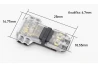 Universal compact wire wiring connector T shape for a motorcycle