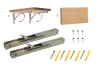 SEFIS stainless steel shelf holder - foldable 25cm 2pcs for the household