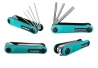 8 socket Allen keys foldable knive design 