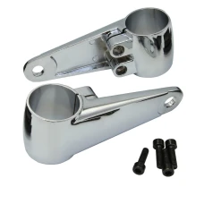 SEFIS universal headlight mount bracket 35mm/39mm/41mm chrome SEFIS universal headlight mount bracket 35mm/39mm/41mm chrome