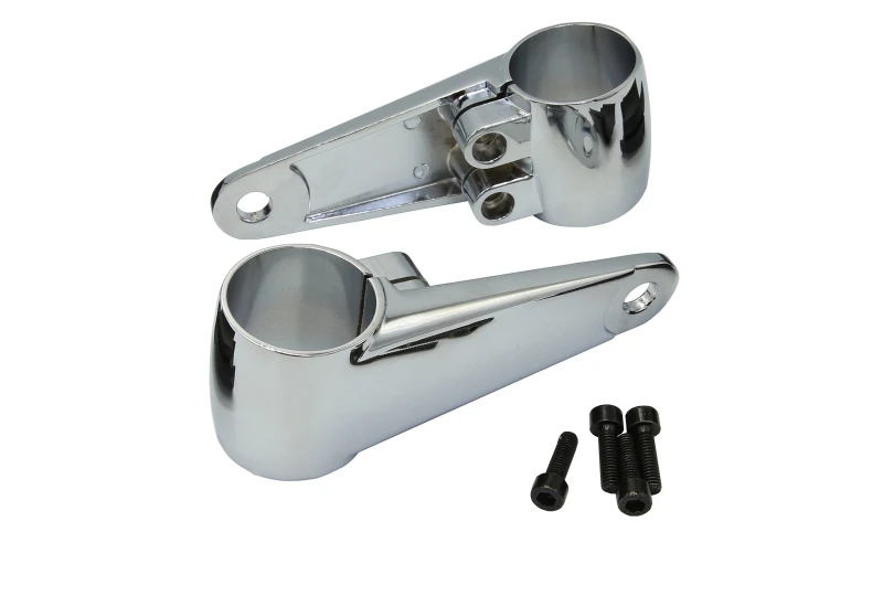 SEFIS universal headlight mount bracket 35mm/39mm/41mm chrome