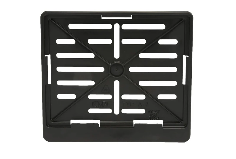 UNI plastic motorcycle license plate frame CZ for a motorcycle