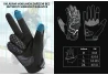 SEFIS summer reflective gloves for motorcycle / bicycle / scooter for bikers