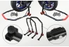 SEFIS D18 universal front motorcycle stand - black for a motorcycle